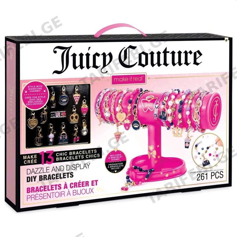 მძივების ნაკრები სამაჯურებისთვის MAKE IT REAL 4489MR JUICY COUTURE