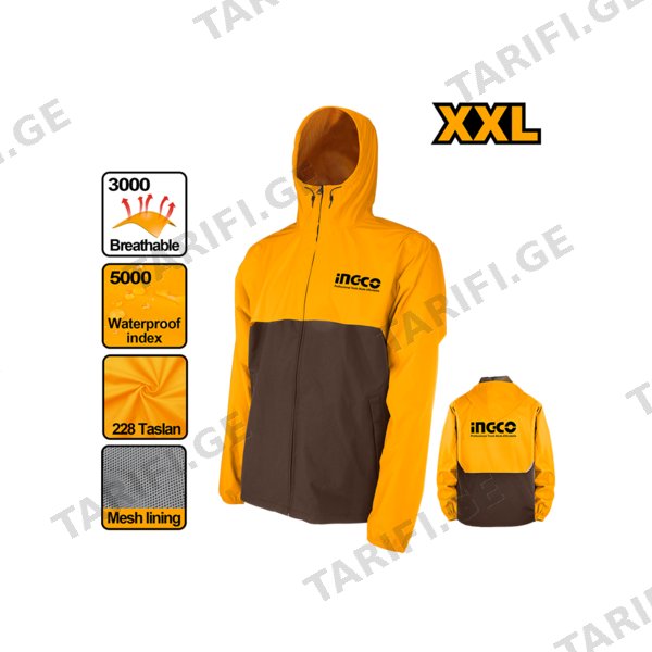 სამუშაო ქურთუკი XXL INGCO HJATL2281