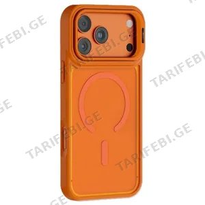 Levelo Solo Pro Camera Kickstand Case for iPhone 17 Pro Max Orange LVLSPCKSC17PMOR