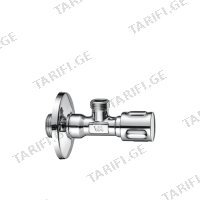 (1/2"x1/2") კუთხის ვენტილი ZAMAK სახელურით VA-ALBERTONI