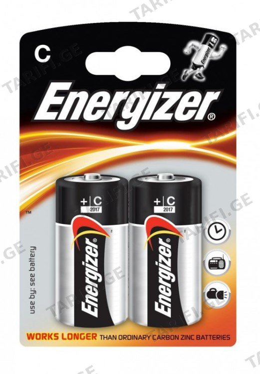 ელემენტი Energizer Alkaline LR14 2 ც