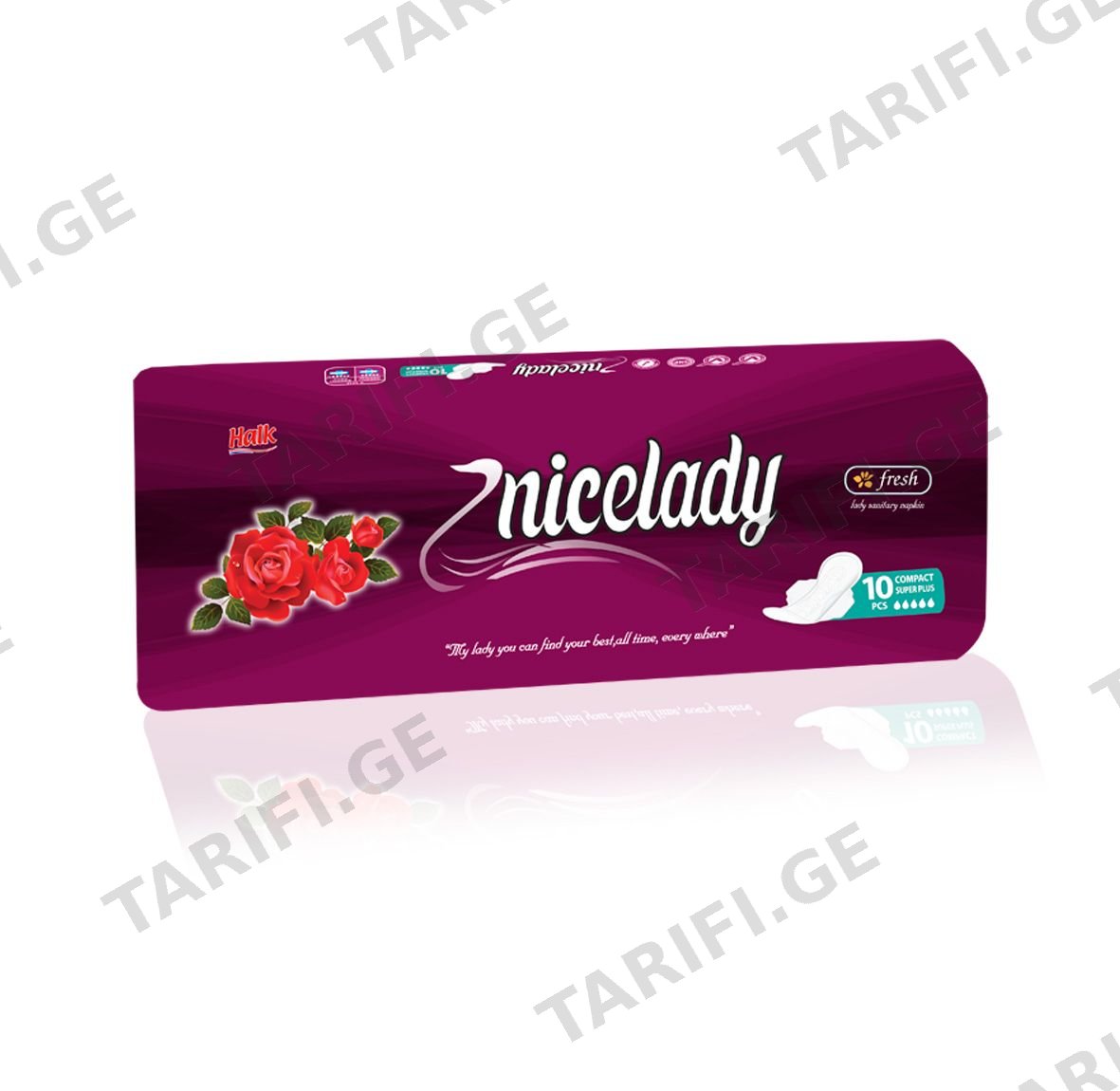 ნაის ლედი ჰიგიენური საფენი 0836 Normal გრძელი 5წვ.n10 *