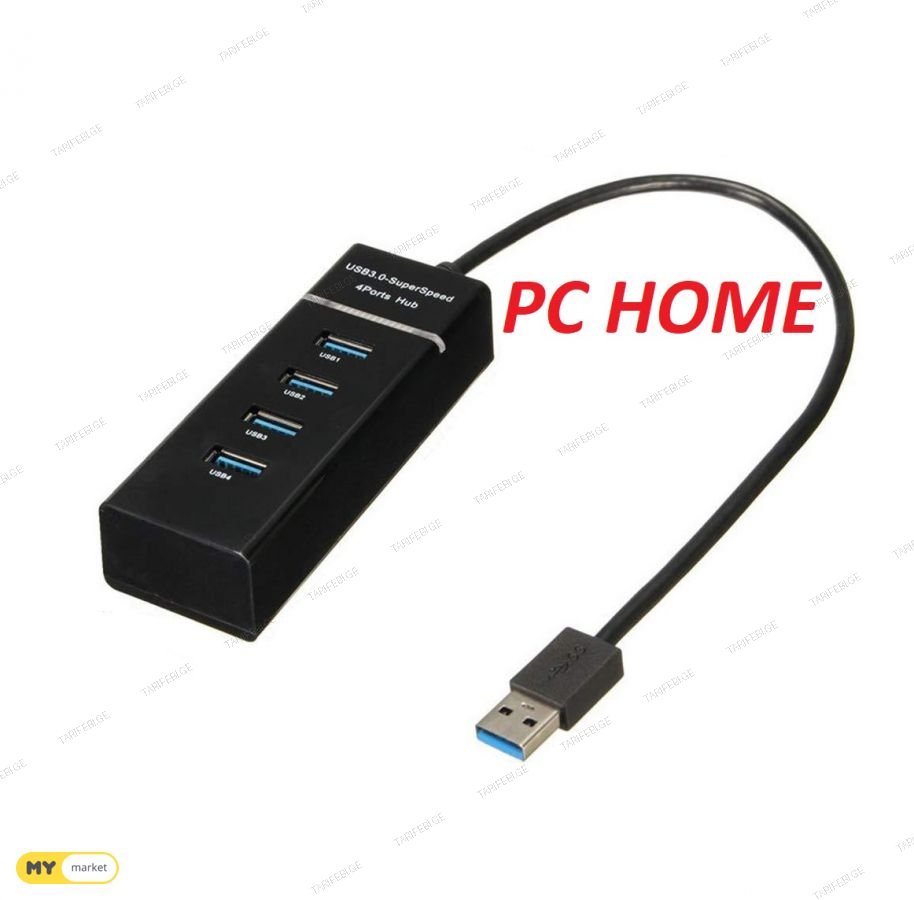 USB HUB დამაგრძელებელი 4 პორტიანი USB 3.0