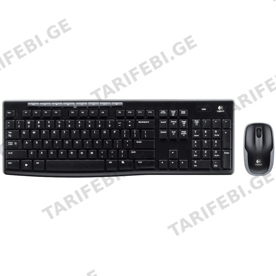 LOGITECH MK270 Wireless Combo - BLACK - US INT'L - EER