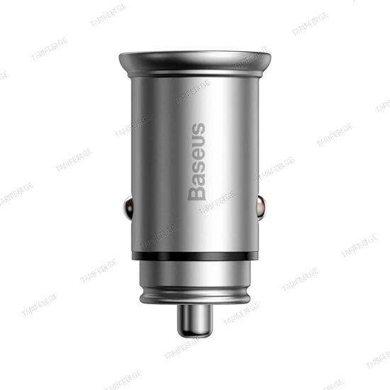 Baseus Circular metal A+C 30W PPS Car Charger CCALL-BS0S Silver