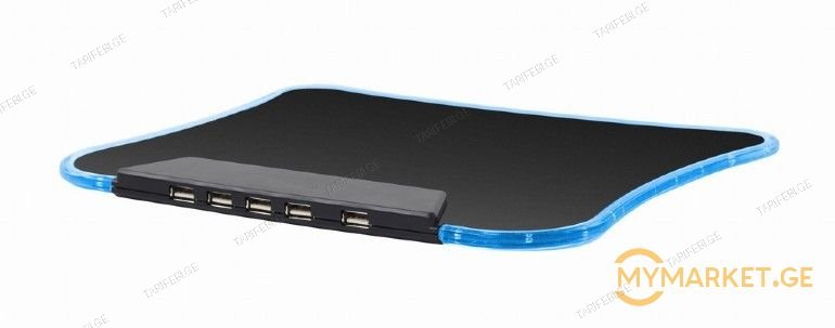 MP-LED-4P ( LED mouse pad with 4-port USB hub)