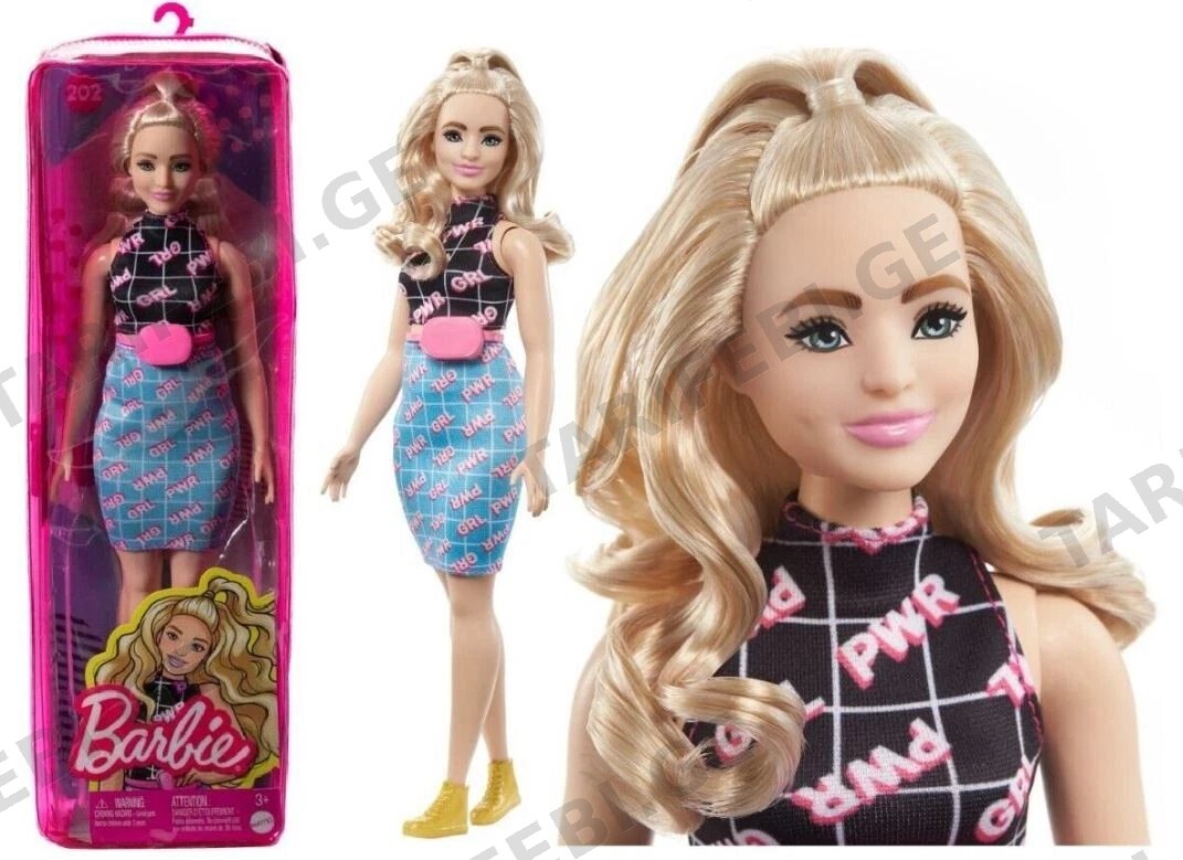 თოჯინა MATTEL HJT01 BARBIE FASHIONISTAS DOLL - GIRL POWER SE