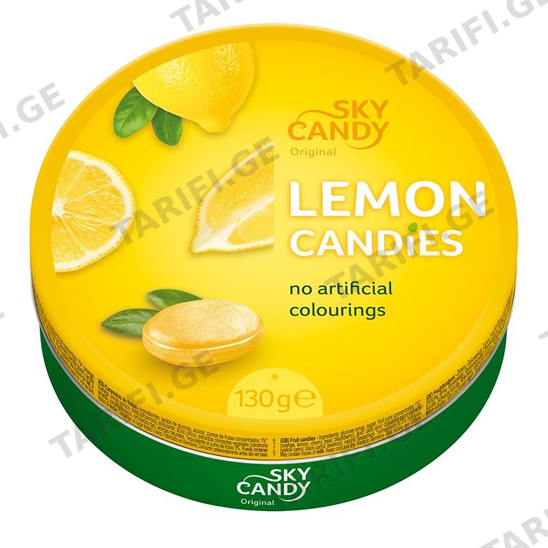 კანფეტი /C&H/ "Sky Candy" ლიმნის წვეთები 130გრ
