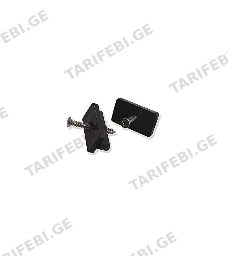 პლას. დამჭერი ჭანჭიკით სისტემა დეკი #Plastic clips for decking ფერი #HS105 Coffe Color