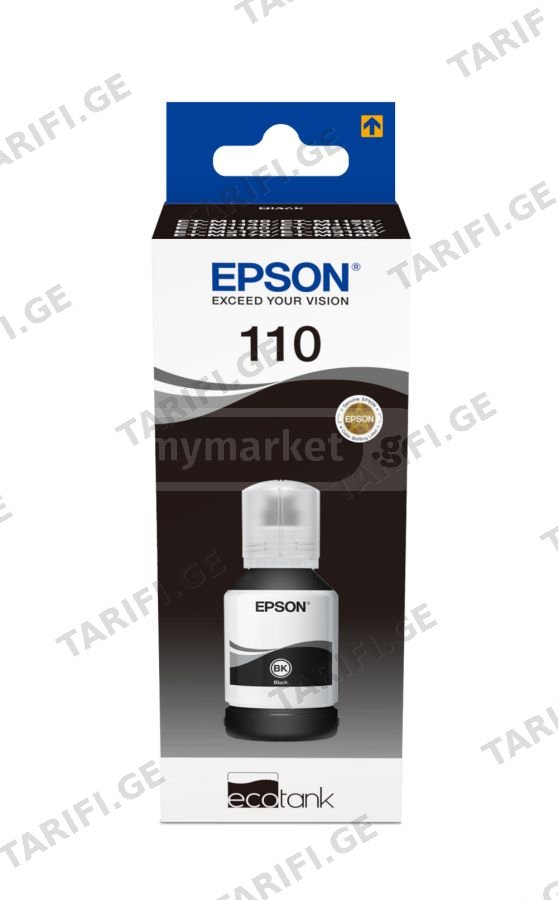 110 მელანი Pigment Black Epson (C13T03P14A) 120 ml