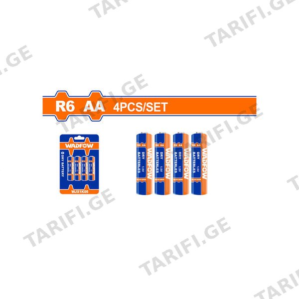 ელემენტი 1.5V R6 AA (WJX1K05) WADFOW