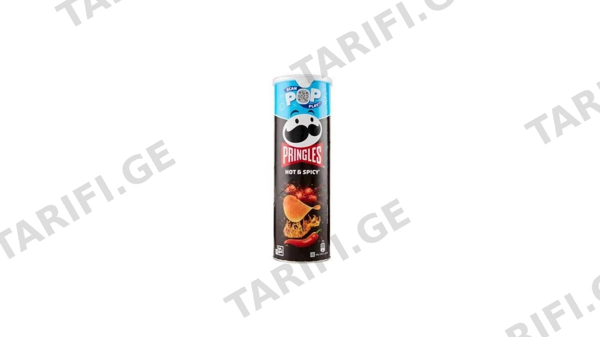 PRINGLES ჩიფსი ცხარე-165გრ