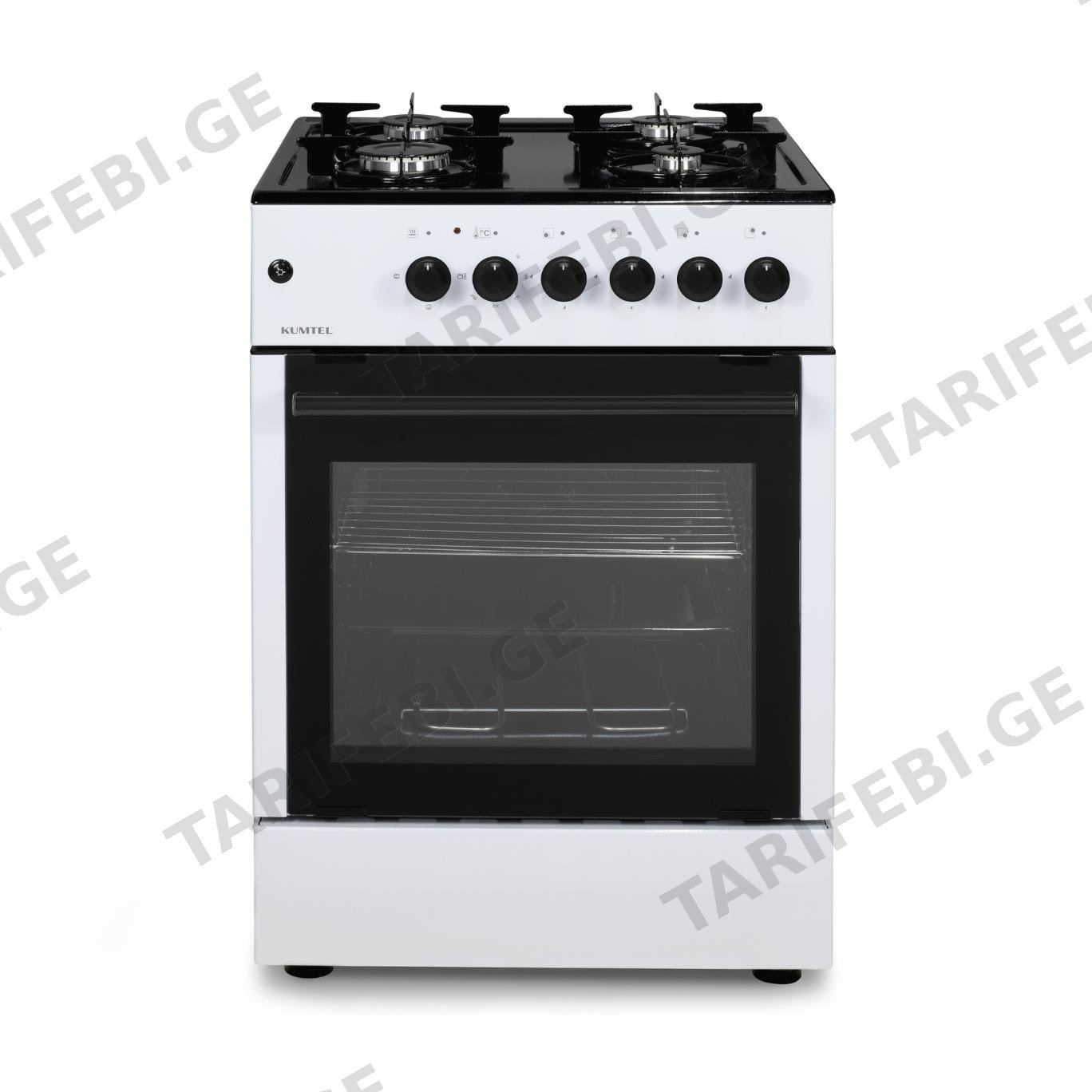 გაზქურა KUMTEL LF662S-40F WHITE