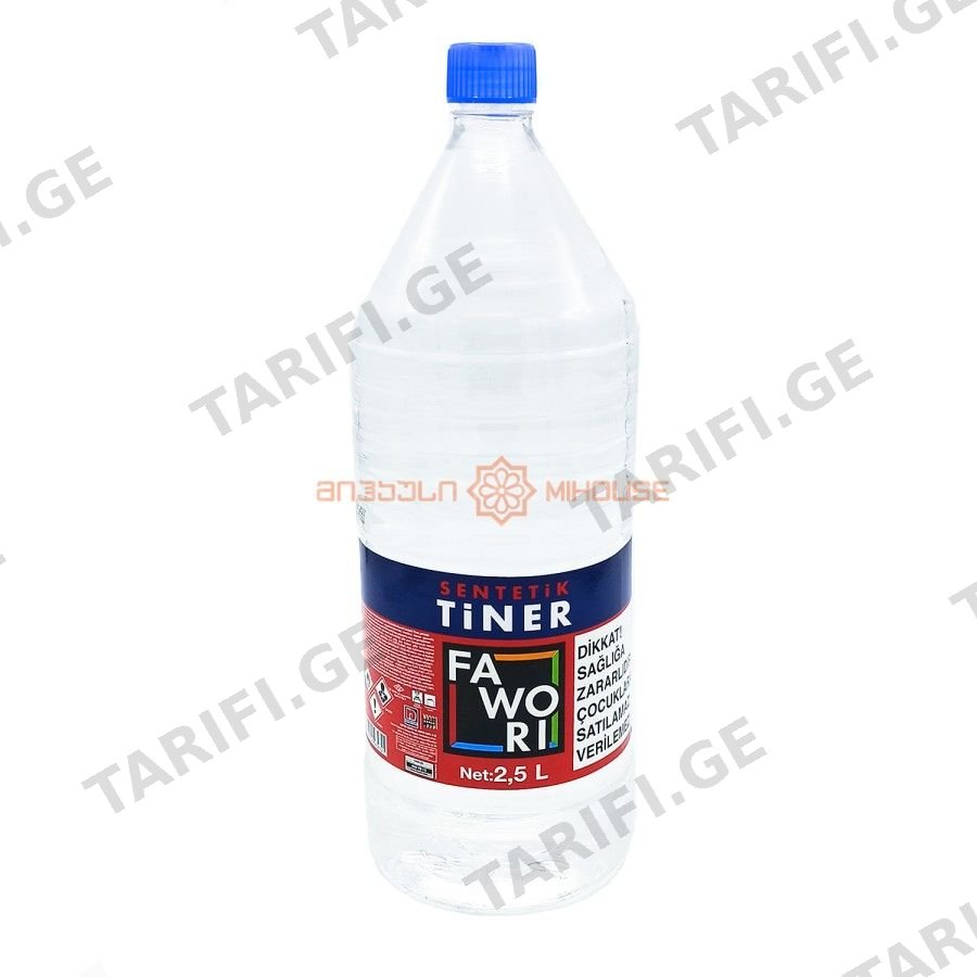სინთეთიკური გამხსნელი 2.5ლ FW.SYN.TINNER