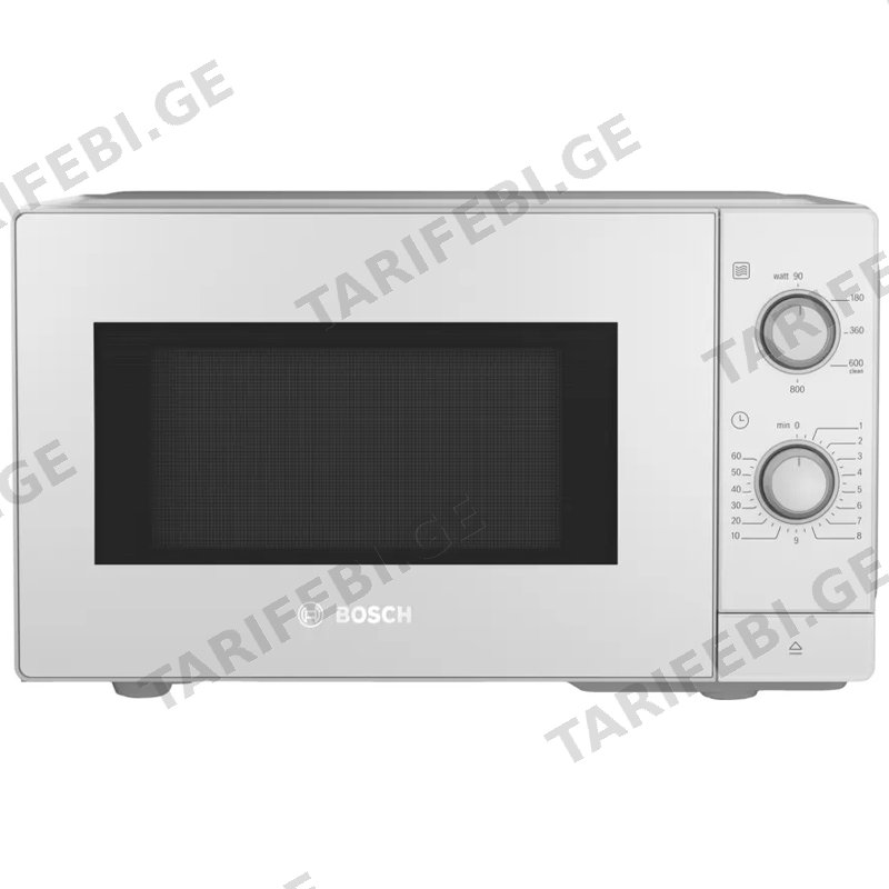 მიკროტალღური ღუმელი BOSCH FFL020MW0 (800 W, 20 L)