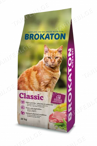 ბროკატონი- კატის საკვები BROKATON 20 კგ