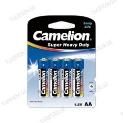ელემენტი Camelion Super Heavy Duty AA მარილოვანი 4 ც