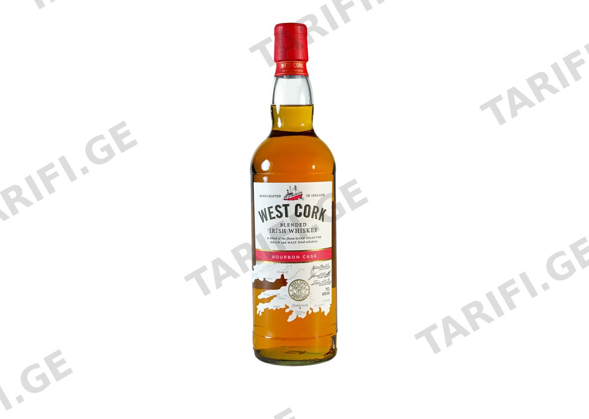 ირლანდიური ვისკი West Cork Original - 0.7L