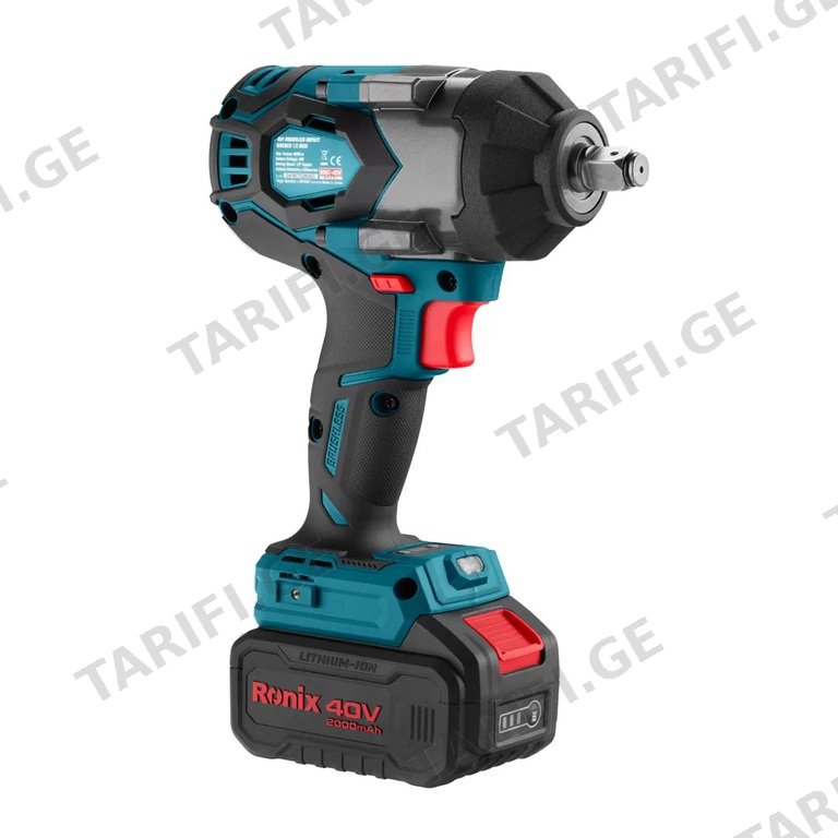 ქანჩსახრახნი აკუმულატორის Ronix Brushless Ronix-8907 -40V