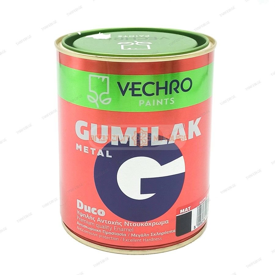 ზეთოვანი საღებავი GUMILAK metal MAT BLACK 750ml