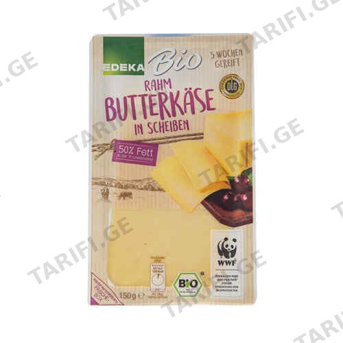 ყველი ორგანული 50% /EDEKA/ 150გრ