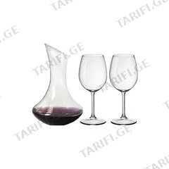 დეკანტერი 2 ჭიქით Pasabahce Enoteca 1700 მლ
