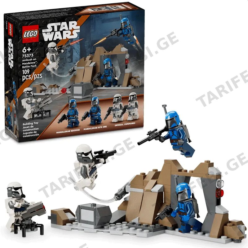 ლეგო LEGO AMBUSH ON MANDALORE™ BATTLE PACK (75373)