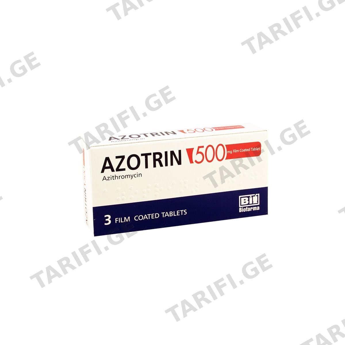 აზოტრინი ტაბ.500მგ N3