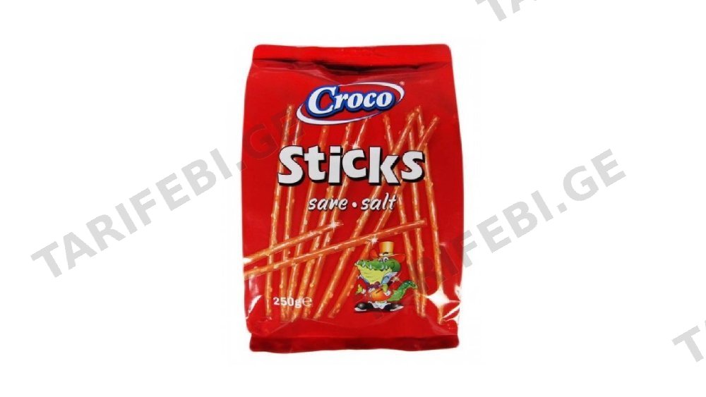 Croco მარილიანი ჩხირი 250გრ