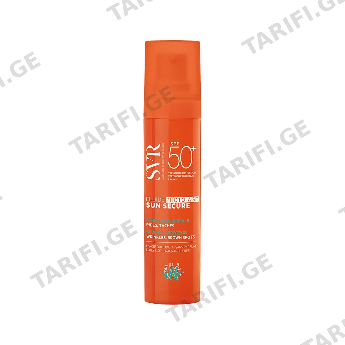 მზისგან დამცავი ფლუიდი SUN Photo-age 40 მლ 4065 ესვიერი - SVR