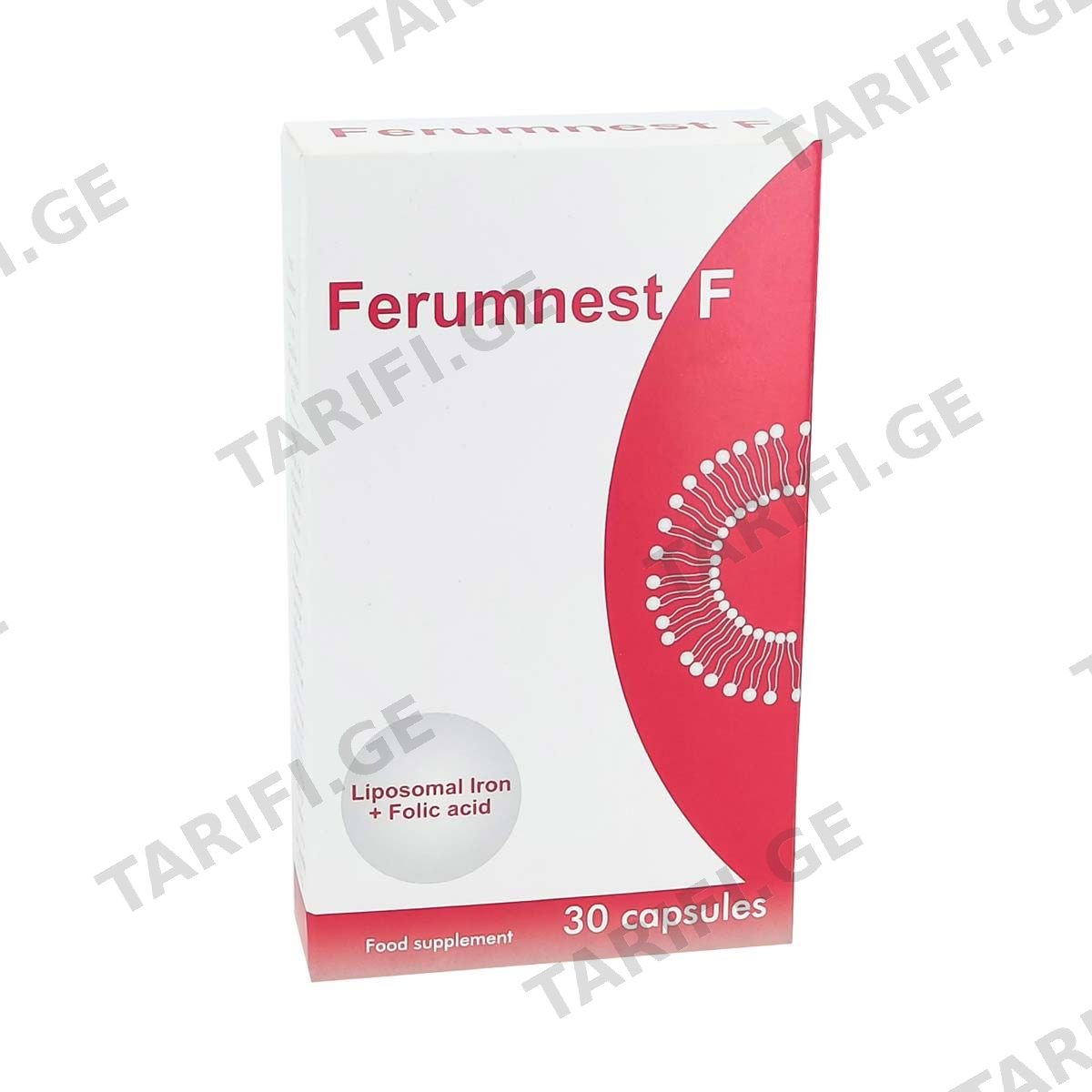 ფერუმნესტი F - Ferrumnest F 30 კაფსულა