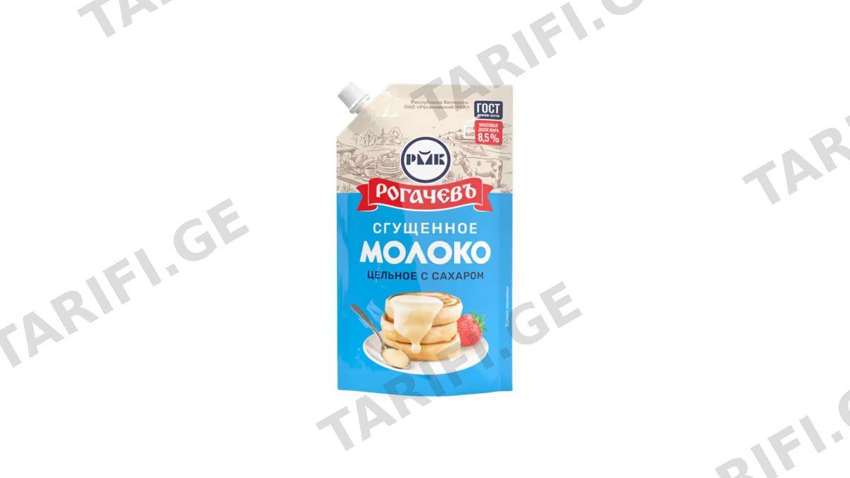 ROGACHEVშედედ რძე შაქ ცხმ8.5% 270გრ