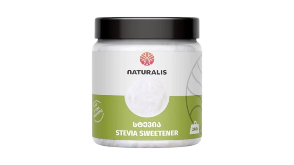 "Naturalis"- სტევია 2 ჯერ ტკბილი 24*240 გრ პ/ქ