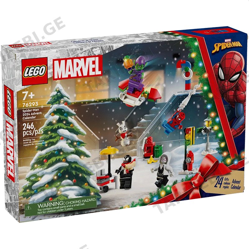 ლეგო LEGO SPIDER-MAN 2024 ADVENT CALENDAR (76293)