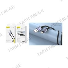 FONENG X95 USB to Lightning კაბელი 3.0A შავი