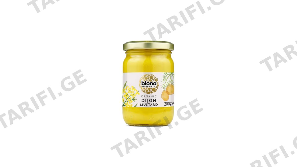 BIONA ბიო დიჟონი MUSTARD - 200გ