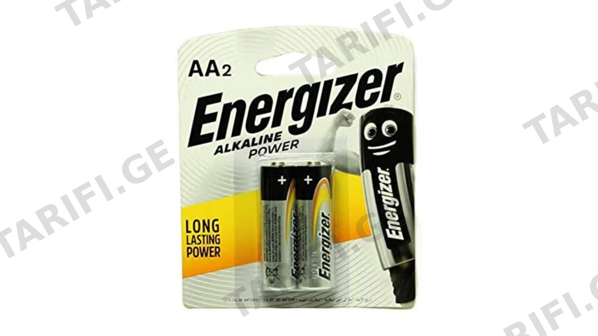 Energizer Alkaline Power AA e91 2pc