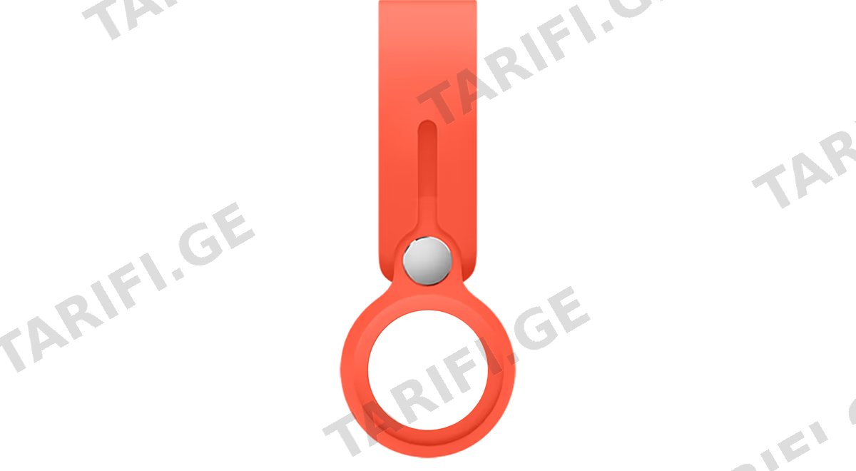 Original. AirTag Loop - Electric Orange.