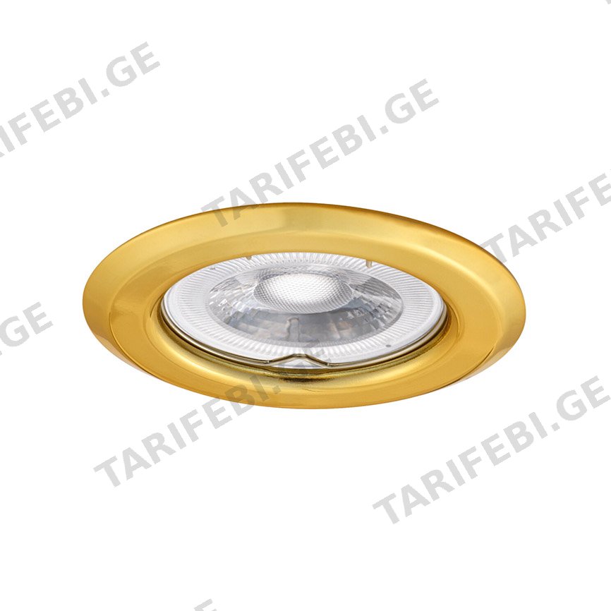 სანათი წერტილოვანი Kanlux ARGUS 37154 II CT-2114-G Gx5.3 GU10 ოქროსფერი