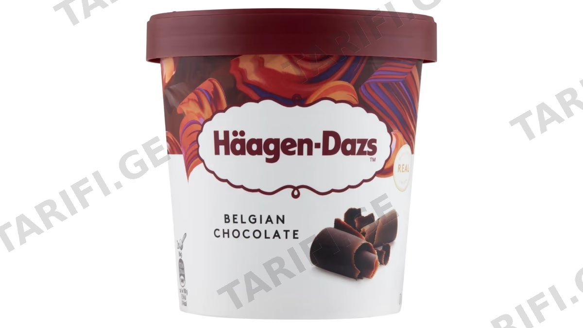 ნაყინი / HAAGEN DAZS / ბელგიური შოკოლადით 460 მლ