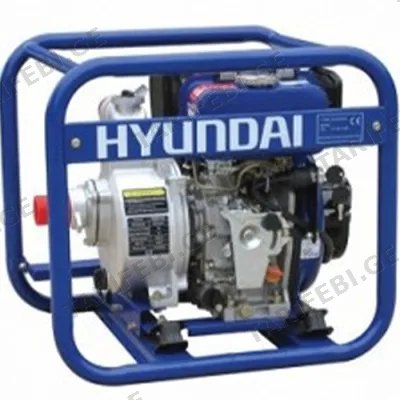 წყლის ტუმბო დიზელის (საწვავზე მომუშავე) HYUNDAI HS.DHYD50LE - 2'' (დიდი ავზი, მაღალი წნევით, დაბინძურებული წყლის)