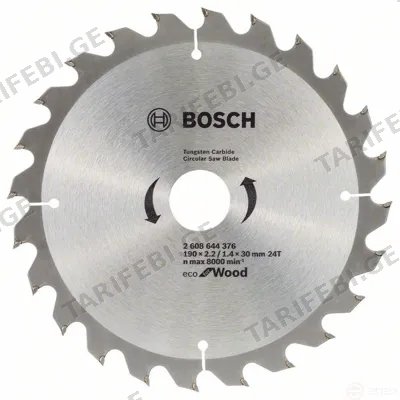 ხერხის პირი BOSCH  CIRCULAR SAW BLADE ECO WOOD