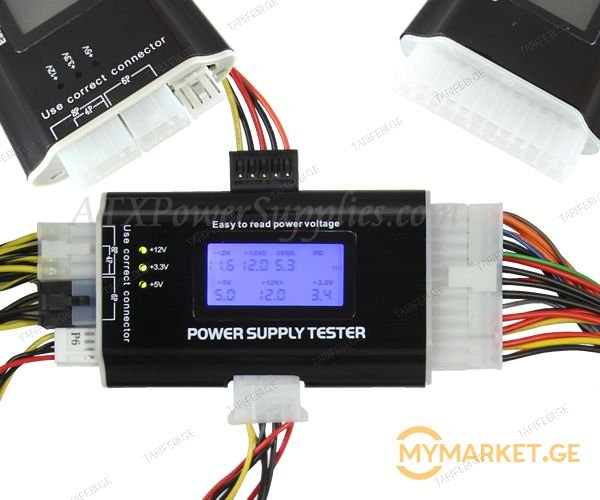 Power Supply PSU Tester კვების ბლოკის ტესტერი,