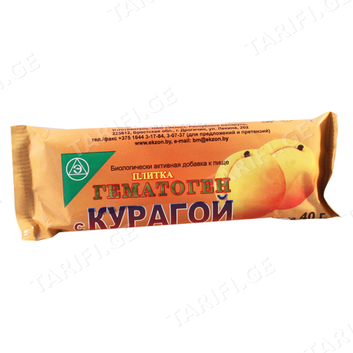 ჰემატოგენი გარგარით 40გ - 67753