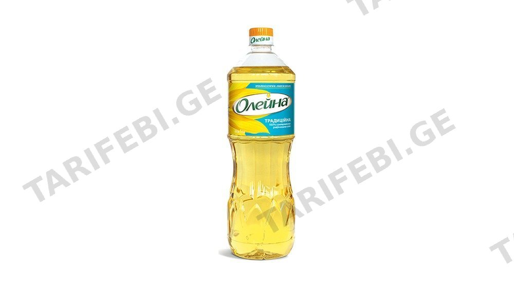 ოლეინა მზესუმზირის ზეთი 1ლ