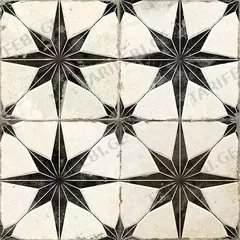 ფილა იატაკის Practika Star Black Gres 450x450 მმ