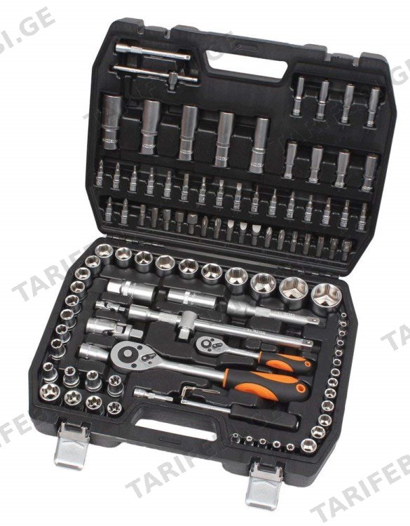 ნაკრები ბიტების/თავაკების Gadget 339007 1/4" 1/2" 108 ც