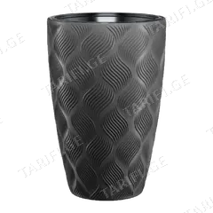 ქოთანი ყვავავილის FORM PLASTIC Flow Slim 30 ანტარციტი 4720-014