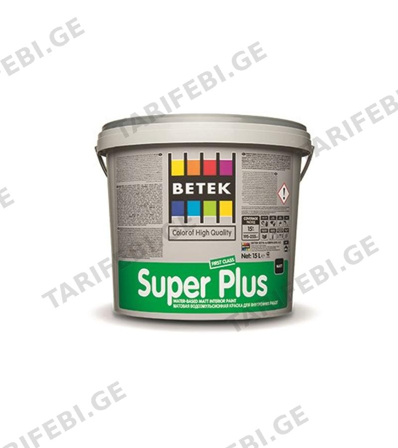 საღებავი Betek Super Plus 7.5ლტ