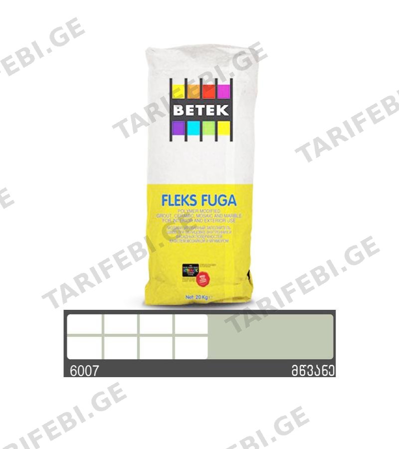 ფუგა Betek Fleks Fuga 1კგ. ფერი :6007 Yesil Gri